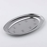 Поднос овальный 25×16×1,5см НЕРЖ арт.5458975