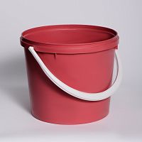 Ведро 12л б/к пластик,цв.МИКС для хол.пищ.продуктов Ирбит