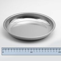 Тарелка 0,25 л МАЯР D-18,5см мелкая нерж "т" для вторых блюд YK-0704-338-70