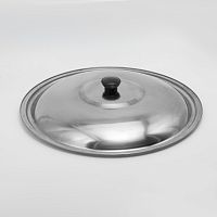 Крышка D 24 см из нержавеющей стали для мики /котла/сковороды с ручкой пластик 