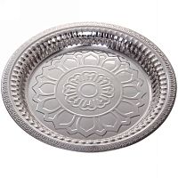 Поднос 35см металлический "Цветок" арт310-799