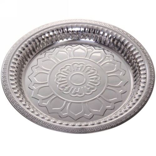 Поднос 35см металлический "Цветок" арт310-799