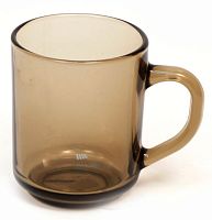 Кружка 250мл стеклянная/дымка арт.62008