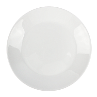 Тарелка 26,5см плоская стеклокерамика круглая h=23 мм,белье 6/36 арт.100б-тбч10,5