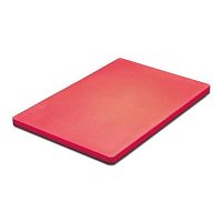 Доска разделочная 40*30*1,2 Chef Plast пластик цвет красный MS-PE3040K