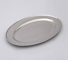 Поднос овальный 40×26см НЕРЖ