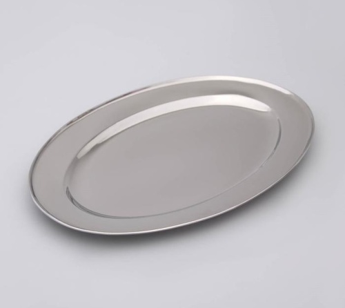 Поднос овальный 40×26см НЕРЖ