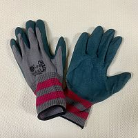 Перчатки плотные мята зелёный  (12/600пар/м) арт.G-124